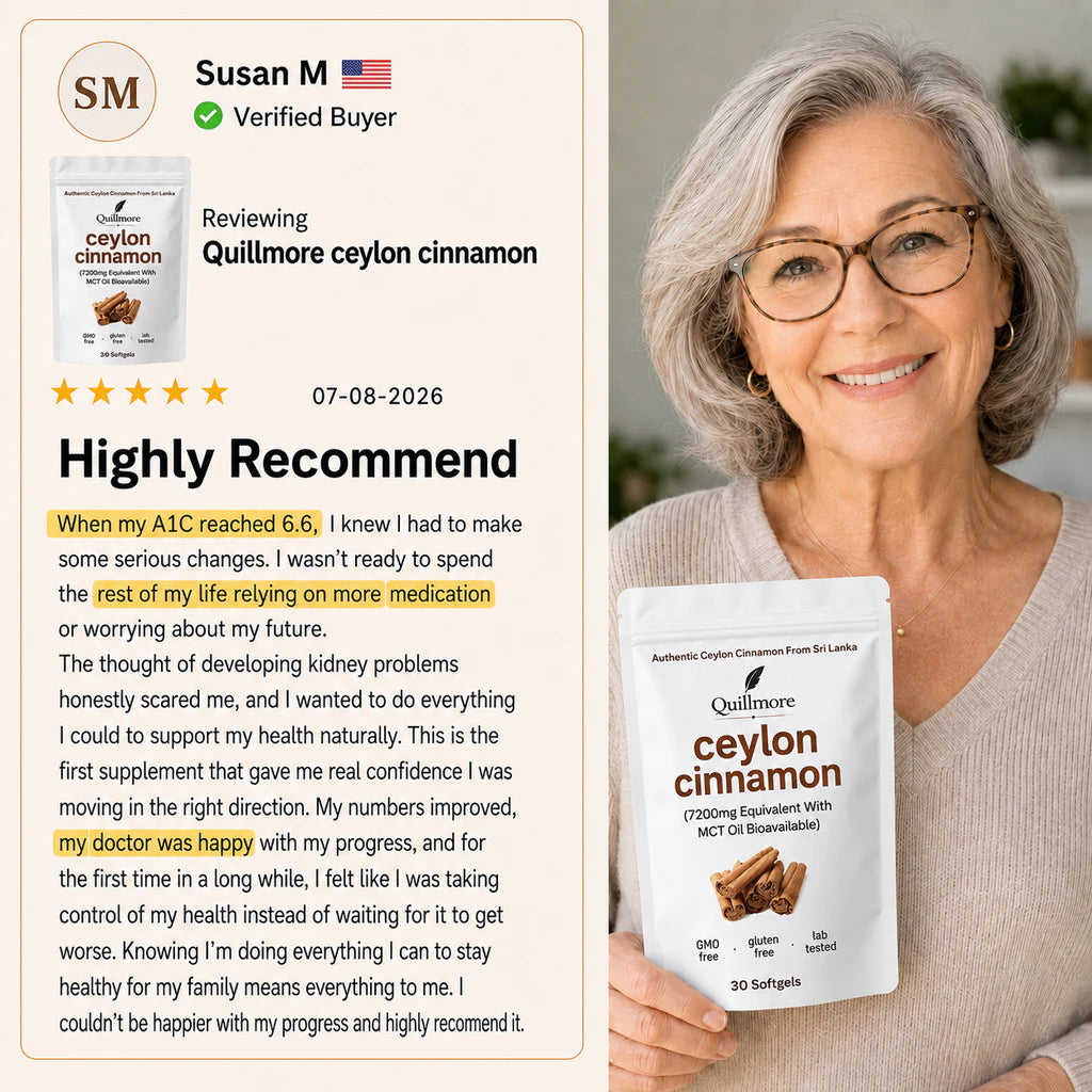 Ceylon Cinnamon 7200mg Equivalent with MCT Oil