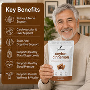 Ceylon Cinnamon 7200mg Equivalent with MCT Oil
