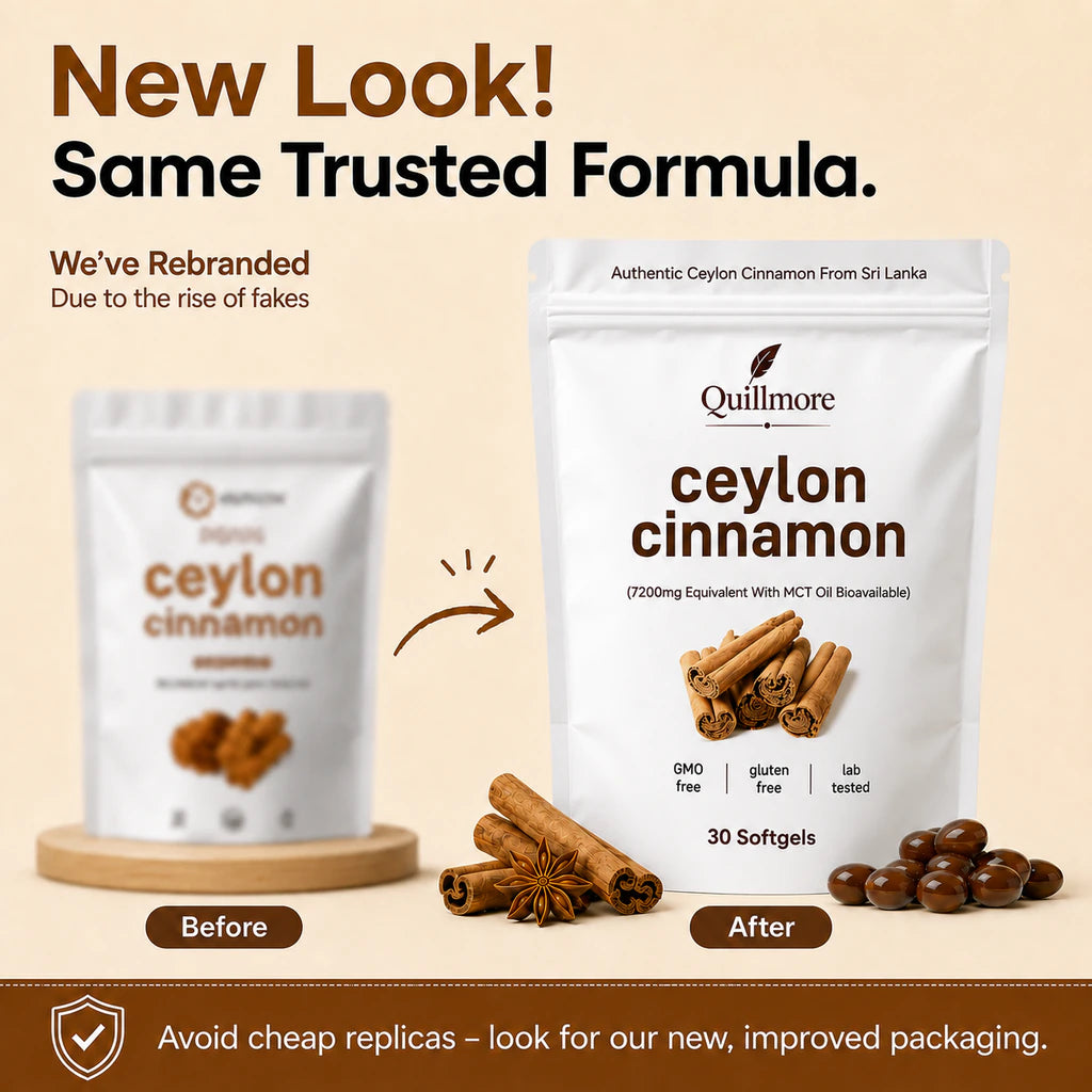 Ceylon Cinnamon 7200mg Equivalent with MCT Oil