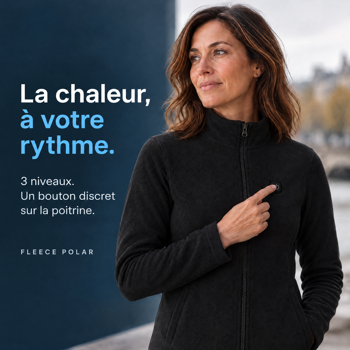 Fleece Polar – Veste polaire chauffante femme