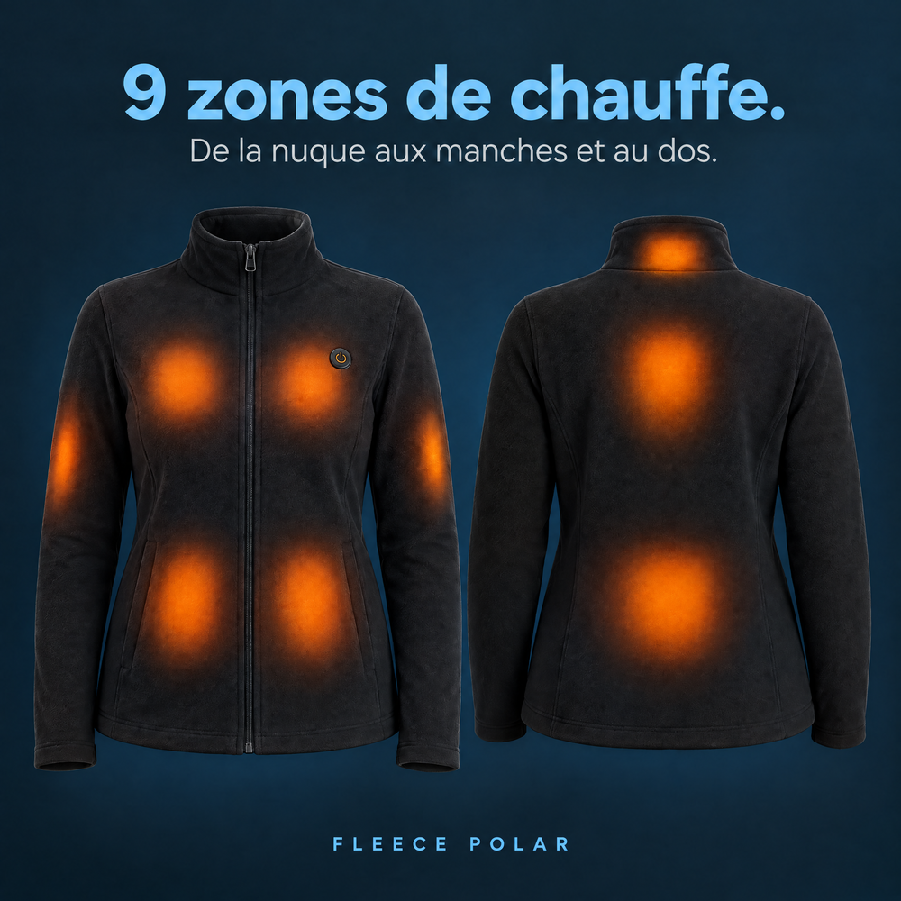 Fleece Polar – Women's Heated Fleece Jacket — Image 3