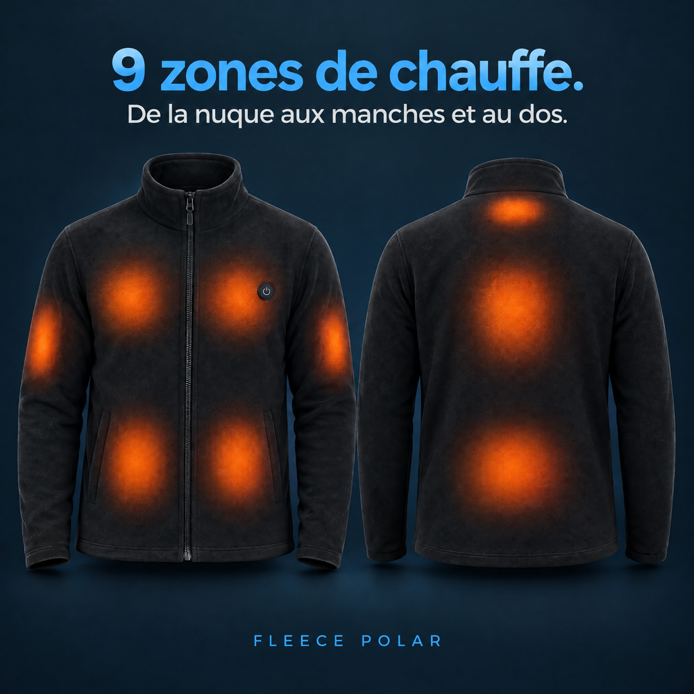 Fleece Polar – Men's Heated Fleece Jacket — Image 3