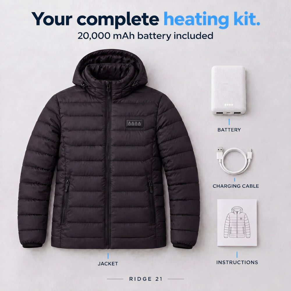 Ridge 21 — Heated Hooded Jacket — Image 8